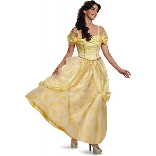 디즈니 할로윈 용품Disney Disguise Womens Beauty and The Beast Belle Ultra Prestige Costume