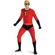 할로윈 용품Disney Disguise Mens Mr. Incredible Bodysuit Skinovation Costume, Red, XX-Large