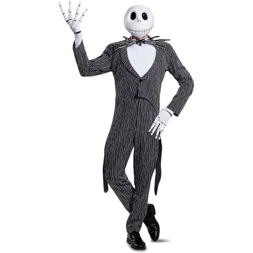 디즈니 할로윈 용품Disney Mens Jack Skellington Prestige Adult Costume