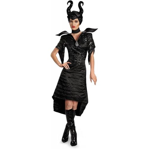 디즈니 할로윈 용품Disguise Womens Disney Maleficent Christening Deluxe Glam Gown Costume