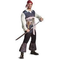 Disney Mens POTC5 Captain Jack Sparrow Classic Adult Costume