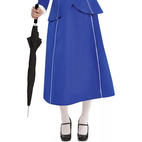 디즈니 할로윈 용품Disney Mary Poppins 2 Pc. Womens Costume, with Hat Size: Med. (US 6-8)