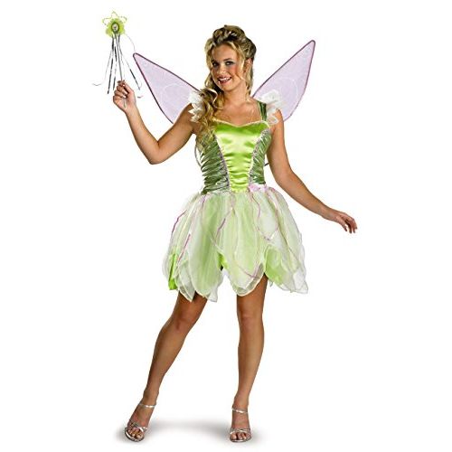 디즈니 할로윈 용품Disguise Womens Disney Fairies Tinker Bell Deluxe Costume