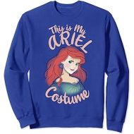 할로윈 용품Disney The Little Mermaid Ariel This Is My Costume Halloween Sweatshirt