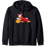 할로윈 용품Disney Halloween Donald Duck Devil Costume Zip Hoodie