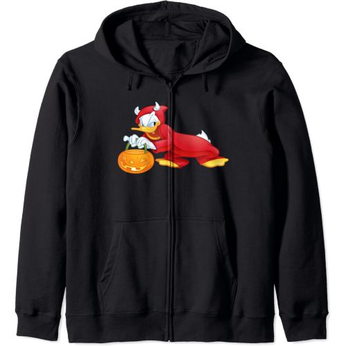 디즈니 할로윈 용품Disney Halloween Donald Duck Devil Costume Zip Hoodie