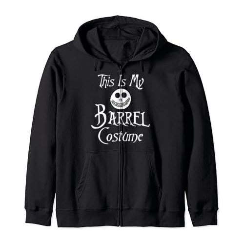 디즈니 할로윈 용품Disney Nightmare Before Christmas Halloween Barrel Costume Zip Hoodie