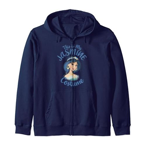 디즈니 할로윈 용품Disney Aladdin This Is My Jasmine Costume Halloween Zip Hoodie