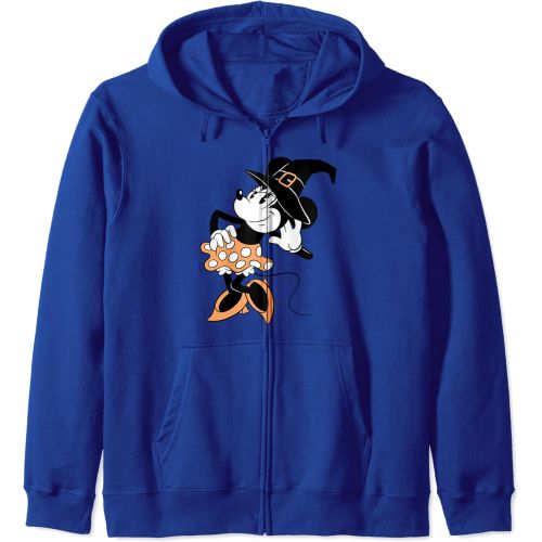 디즈니 할로윈 용품Disney Halloween Minnie Witch Costume Zip Hoodie