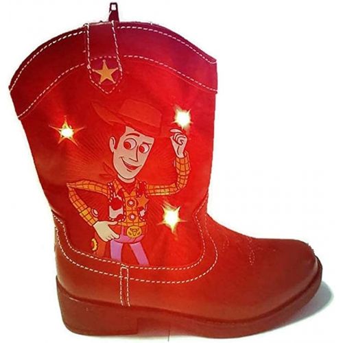디즈니 할로윈 용품Disney Pixar Toy Story Toddler Boys Light Up Woody Cowboy Boots