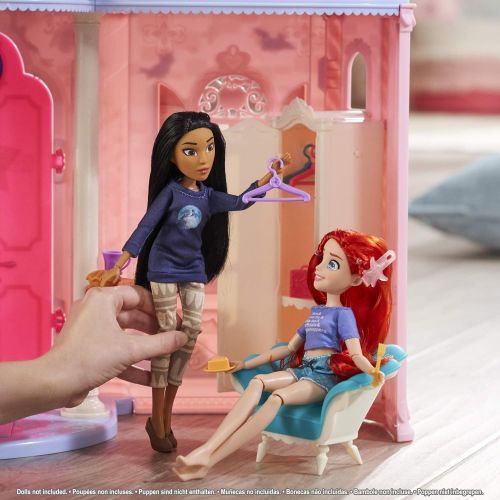 디즈니 Disney Princess Fashion Doll Castle, Dollhouse 3.5 feet Tall with 16 Accessories and 6 Pieces of Furniture (Amazon Exclusive)