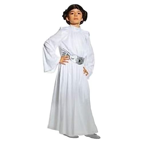 디즈니 Disney Store Star Wars Deluxe Princess Leia Costume White Bun Wig - Girls