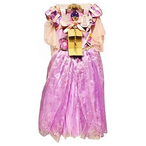 디즈니 Disney Rapunzel Interactive Deluxe Costume Set for Kids Size 56 Purple