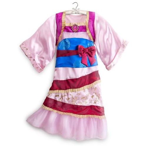 디즈니 Disney Interactive Studios Disney Store Princess Mulan Halloween Costume Kimono Dress Size XS 4 - 4T