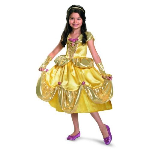 디즈니 Disney Belle Deluxe Shimmer Kids Costume