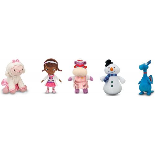 디즈니 Disney Junior Doc McStuffins Complete 8 Plush Set - Doc McStuffins, Chilly, Lambie, Stuffy & Hallie
