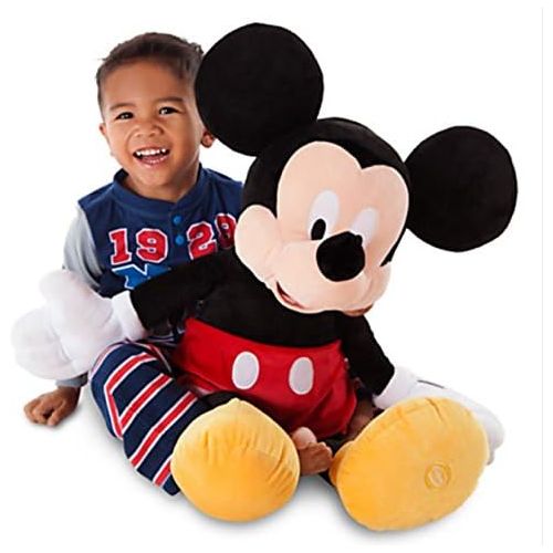 디즈니 Disney Mickey Mouse Plush - Large - 25 And Minnie Mouse Plush - Pink - Large - 27 Combo Set