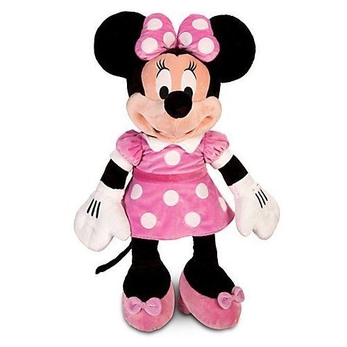 디즈니 Disney Minnie Mouse Plush Toy 27 H HOT PINK Disney Junior