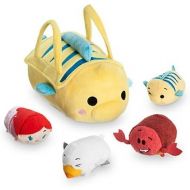 Disney The Little Mermaid Tsum Tsum Plush Set - Small Bag - 8 - Plus 4 Minis - 3 12
