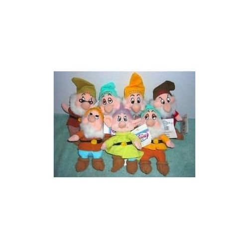 디즈니 Disney Store Snow Whites Seven Dwarfs 8 Plush Bean Bags