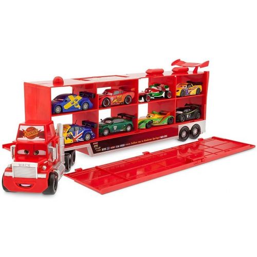 디즈니 Disney  Pixar CARS Movie 10-Piece Playset Exclusive 1:48 Mack Die Cast Carrier Ultimate Gift Set