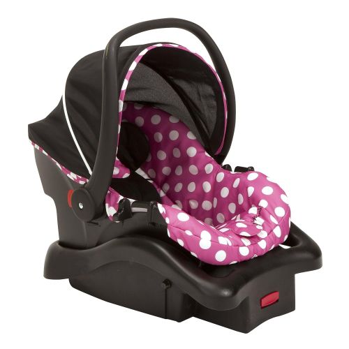디즈니 Disney Baby Minnie Mouse Light N Comfy Luxe Infant Car Seat, Minnie Dot (Discontinued by Manufacturer)