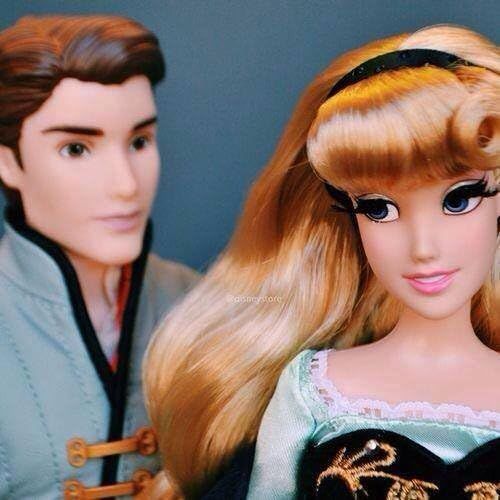 디즈니 Briar Rose & Prince Phillip Doll Set - Disney Fairytale Designer Collection - Sleeping Beauty Couples Dolls