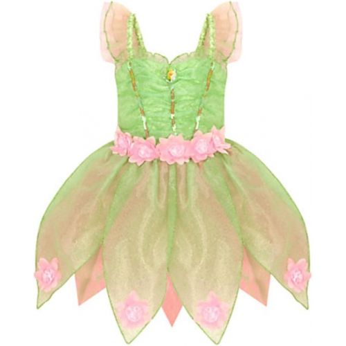 디즈니 Disney Store Deluxe Heart-shaped Jewel Tinker Bell Tinkerbell Costume (M Medium 7-8)