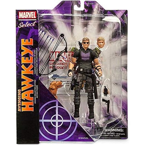 디즈니 Disney Marvel Marvel Select Avenging Hawkeye 7 Action Figure