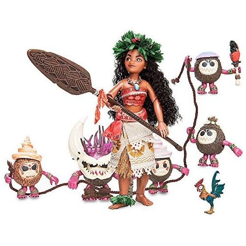 디즈니 Moana and Heihei Doll Set - Disney Designer Fairytale Collection - Limited Edition