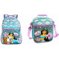 Disney Interactive Studios Disney Store Deluxe Jasmine Backpack and Lunch Box Tote Combo Set Aladdin