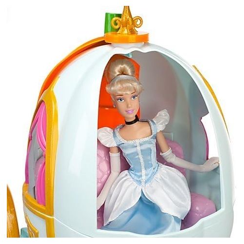 디즈니 Disney Princess Cinderella Carriage Pumpkin Coach wFull-Size 12 Doll & Royal Horse