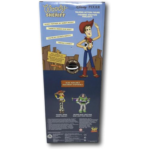 디즈니 Disney Store Authentic Toy Story 12-Inch Talking Buzz Lightyear and 16-Inch Talking Woody Figures