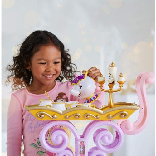 디즈니 Disney Store Beauty and the Beast Be Our Guest Singing Tea Cart