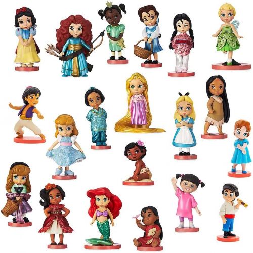 디즈니 Disney Animators Disneys Animators Collection Mega Figure Set- 20 pieces with Display Box