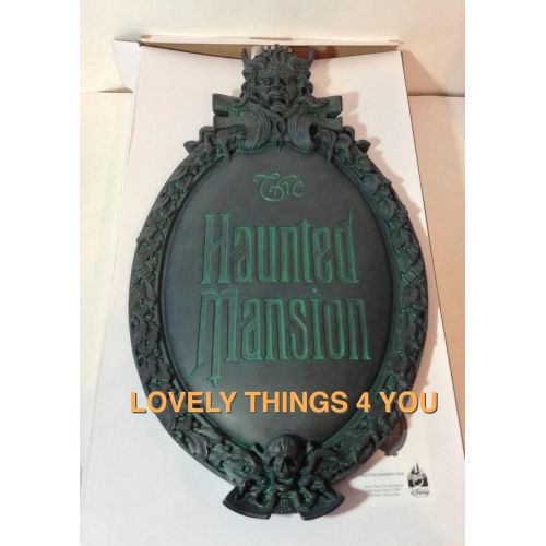 디즈니 Disney Parks Haunted Mansion 45th Anniversary Classic Plaque Sign Marquee