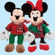/Disney Minnie Mouse 2012 Disey Store Exclusive 16 Inch Christmas Plush