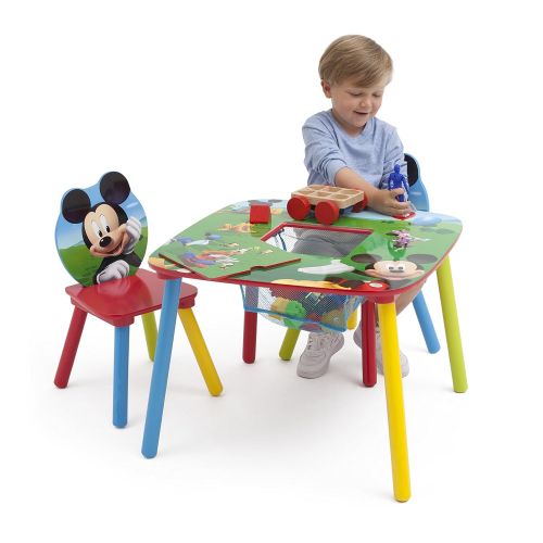 디즈니 Disney Mickey Mouse Storage Table and Chairs Set