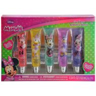 /Disney Minnie Mouse Bowtique Fruity Flavored Glitter Lip Gloss 5 Piece Gift Set