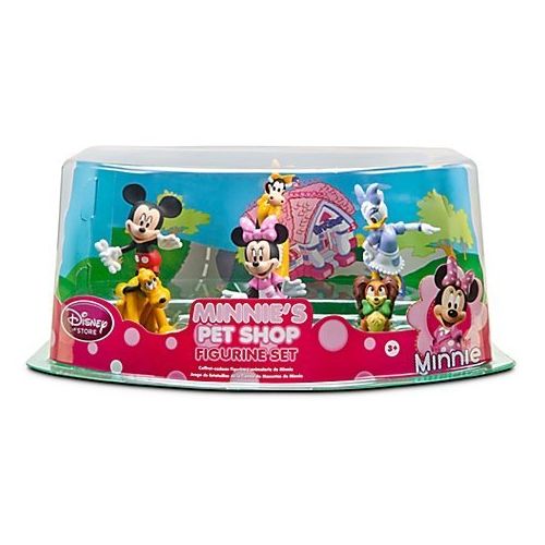 디즈니 Disney Minnies Pet Shop Minnie Mouse Figure Set -- 6-PIECES