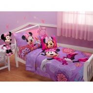 /Disney Minnie Mouse Fluttery Friends 3pc Toddler Bedding Set with BONUS Matching Pillow Case
