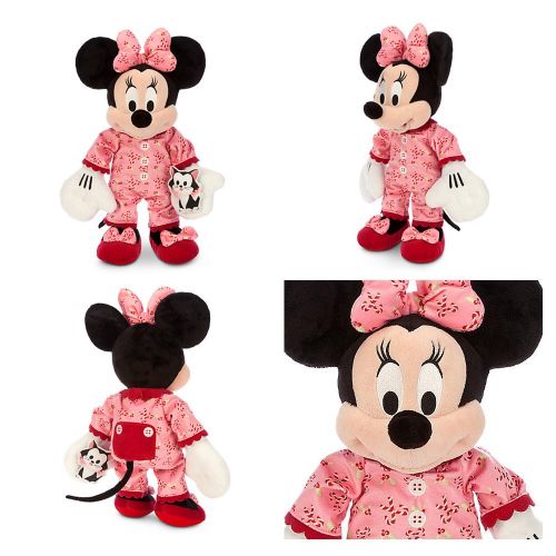 디즈니 Disney Minnie Mouse Plush - Holiday Pajamas - Medium - 15