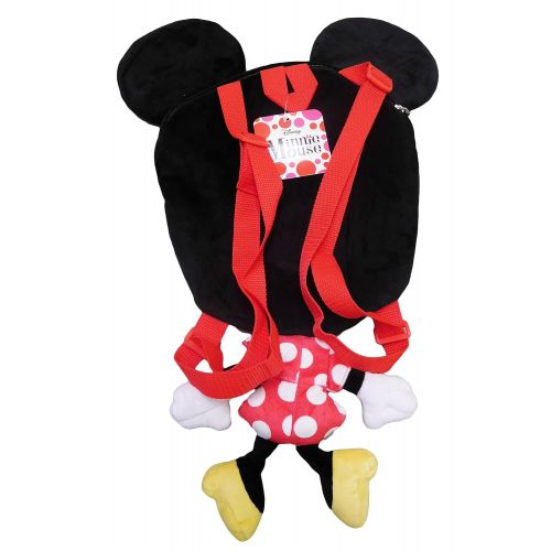 디즈니 Disney Minnie Mouse Flat Plush Doll 20 Red Backpack