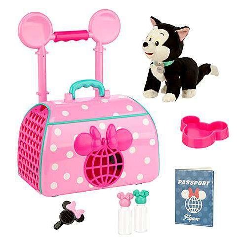 디즈니 Disney Exclusive Play Set Minnie Mouse and Figaro Pet Travel Carrier