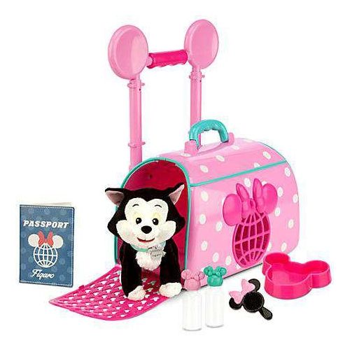 디즈니 Disney Exclusive Play Set Minnie Mouse and Figaro Pet Travel Carrier