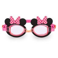 Disney Minnie Mouse Goggles for Girls,pink with Ears,polka Dot Bows,Minnie on Corners