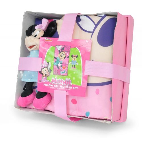 디즈니 Disney Minnie Mouse Pillow Pal Slumber Set