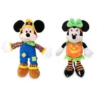Disney - Mickey & Minnie Mouse Halloween Plush set of 2 - New