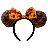 Disney Parks Minnie Sequined Ear Headband Halloween One Size New with Tags