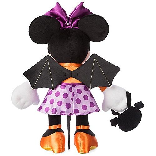 디즈니 Disney Minnie Mouse Purple and Orange Bat Halloween Plush 41cm